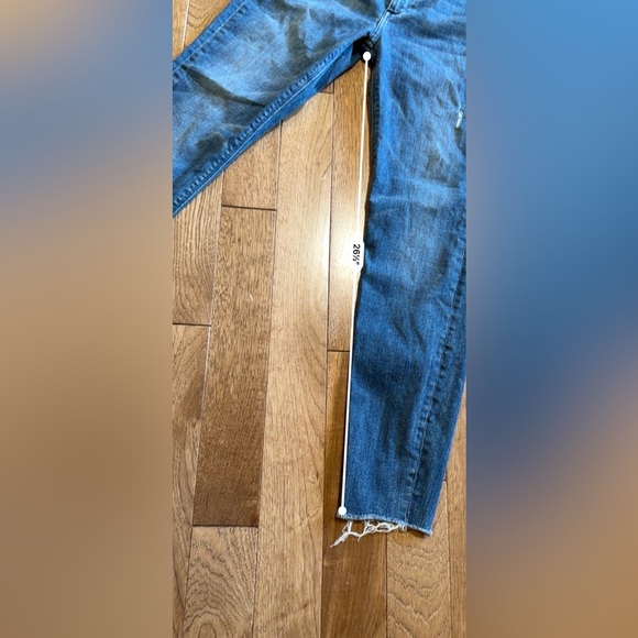 Black Orchid Denim Noah Ankle Fray Skinny Jeans Size Womens 29 - Picture 10 of 10